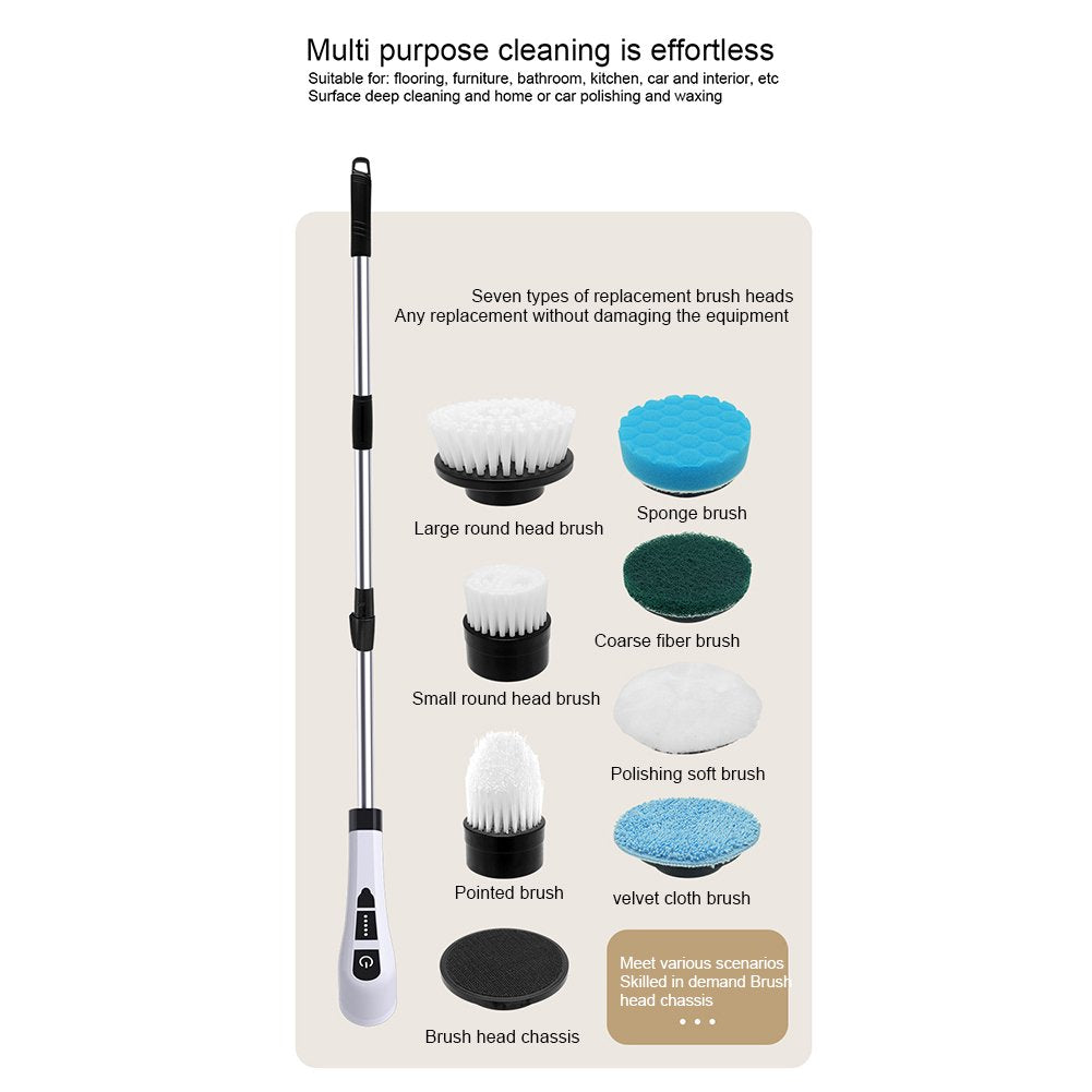 Eclora EasyClean™ – Electric Multi-Surface Cleaning Brush